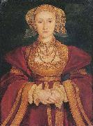 Hans holbein the younger Portrait of Anne of Cleves, oil painting on canvas
